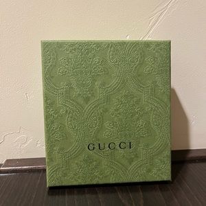 Gucci 100 Year Anniversary Paper Bag plus Green Gucci box for wallets